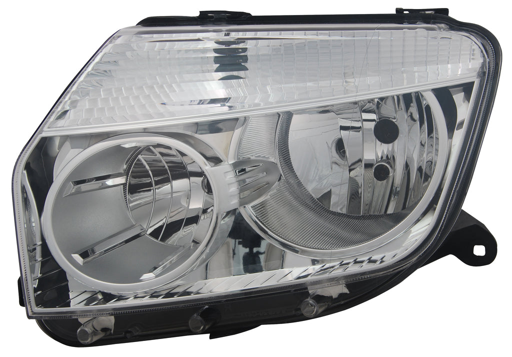 Proiettore Sinistro H1+h7-Elettrico-Senza Motore-Cromato Per Dacia Duster (DA8204904)