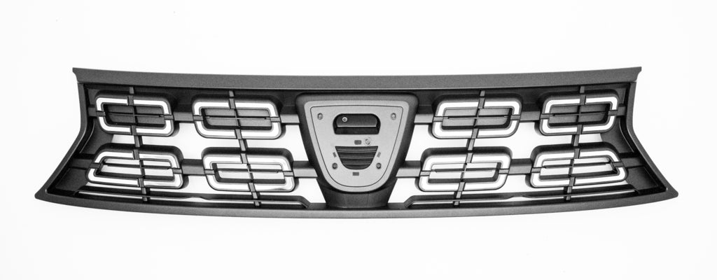 Griglia Radiatore-Nera-Con Modanature Cromate Per Dacia Duster (DA8242011)