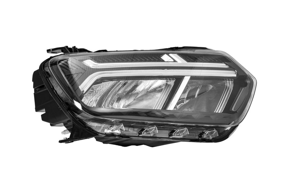 Proiettore Destro H1-Elettrico-Con Motore-Con Luce Diurna-Con Bordo Cromato-Led-Versione Valeo Per Dacia Duster (DA8264905)