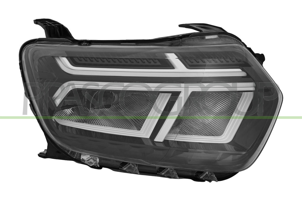 Faro Proiettore Destro H1 Elettrico con Motore con Luce Diurna con Bordo Bianco LED Versione Valeo Per Dacia Duster dal 2021 al 2024 (DA8264913)