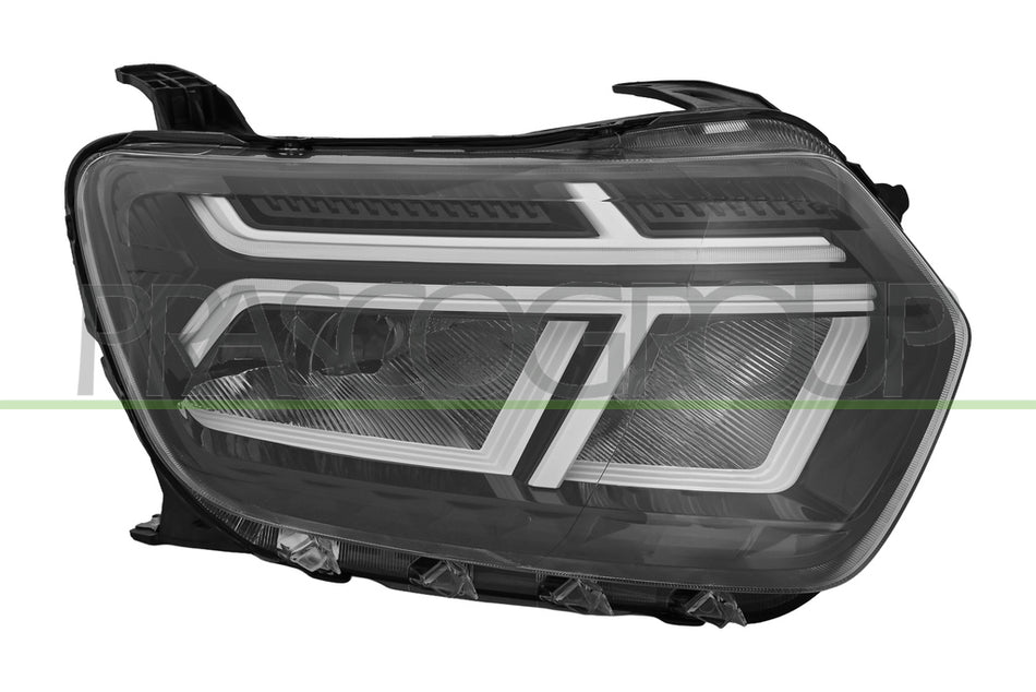 Faro Proiettore Destro H1 Elettrico con Motore con Luce Diurna con Bordo Bianco LED Versione Valeo Per Dacia Duster dal 2021 al 2024 (DA8264913)