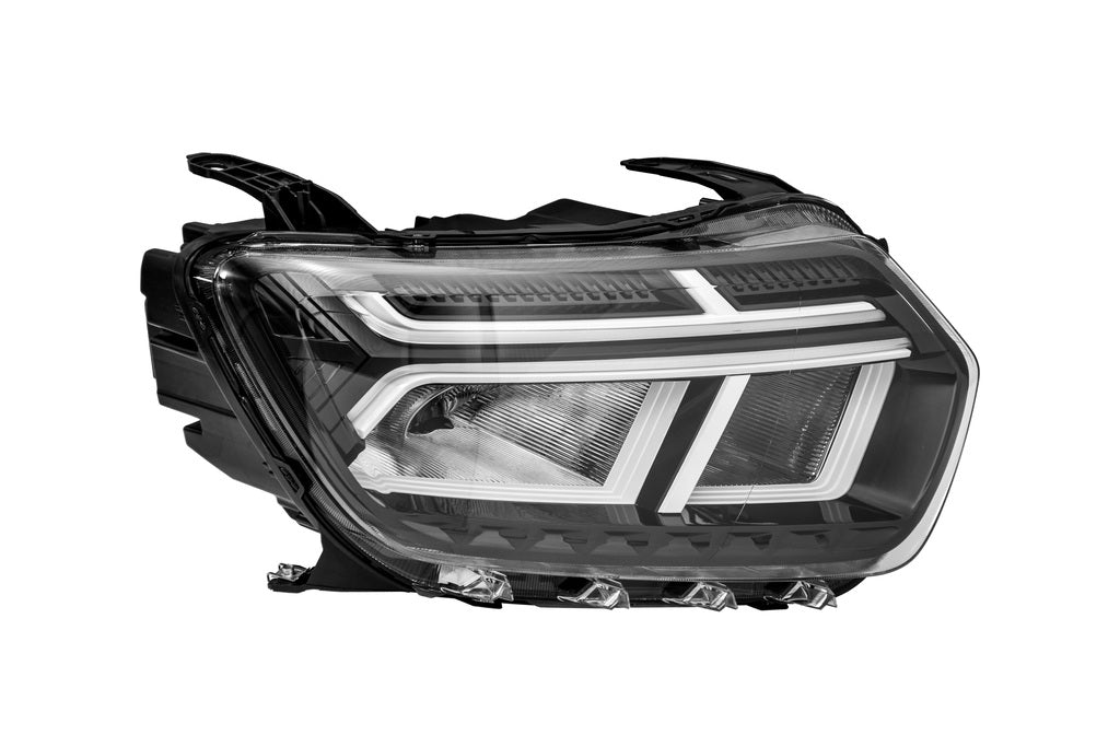 Proiettore Destro H1-Elettrico-Con Motore-Con Bordo Bianco-Led Mod. 23 > Per Dacia Duster (DA8264915)