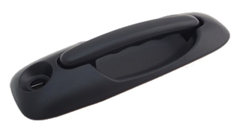 Maniglia Anteriore Destra-Esterna-Nera-Liscia-Con Foro Nottolino Per Chrysler/dodge Voyager - Caravan (DG0058047)