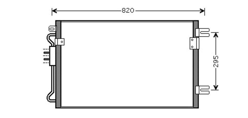 Condensatore Per Chrysler/dodge Voyager - Caravan (DG005C003)