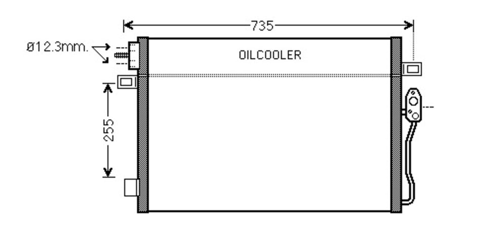 Condensatore Per Chrysler/dodge Journey (DG815C001)