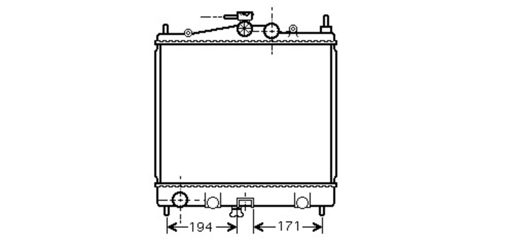 Radiatore Per Nissan Micra K12 (DS011R009)