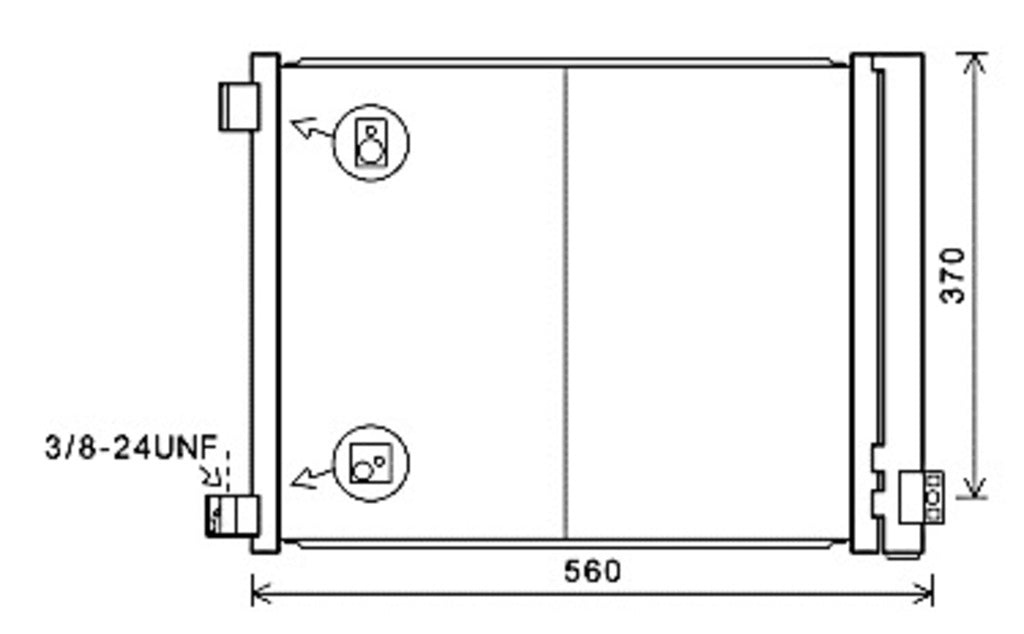 Condensatore Per Nissan Micra K13 (DS014C001)