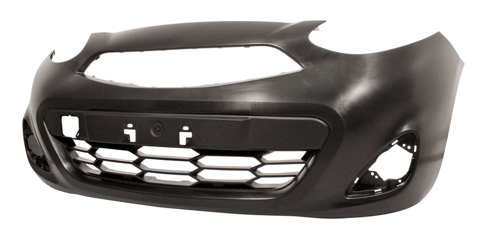 Paraurti Anteriore-Nero-Liscio Da Primerizzare-Con Tracce Pdc Per Nissan Micra K13 (DS0151001)
