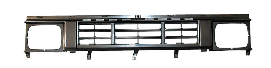 Griglia Radiatore-Nero-Argento Mod. King Cab 86-92 Per Nissan Terrano - Pathfinder - King Cab 2wd/4dw (DS2712011)