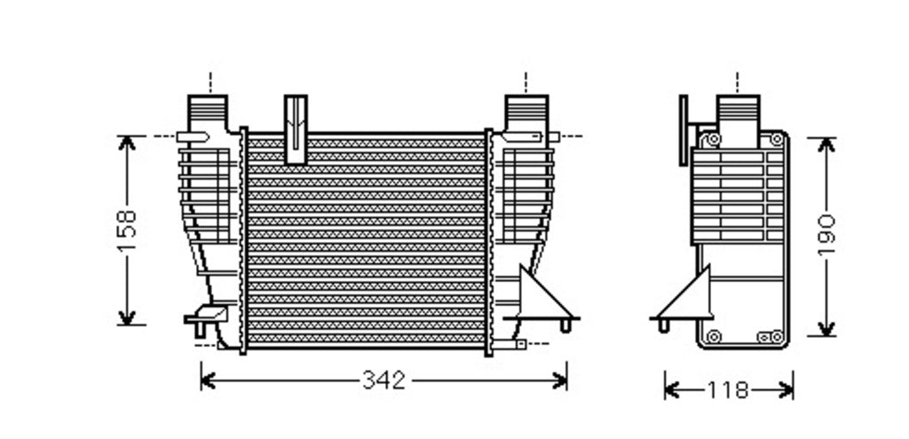 Intercooler Per Nissan Note (DS350N001)