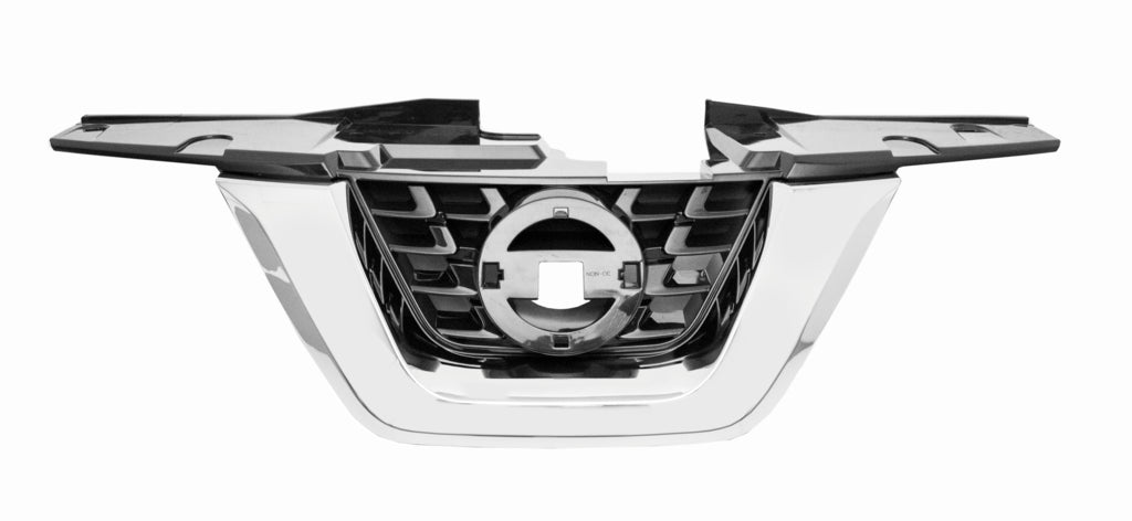 Griglia Radiatore-Nera-Con Modanatura Cromata-Con Foro Telecamera Per Nissan Juke (DS7022011)