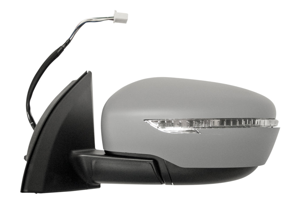 Retrovisore Sinistro-Elettrico-Con Primer-Termico-Con Fanale-Convesso-7 Pins Per Nissan Qashqai (j11) (DS7127314)