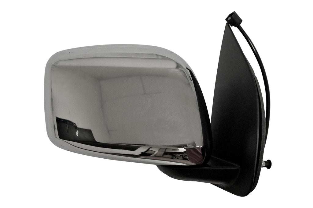 Retrovisore Destro-Elettrico-Nero-Convesso-Con Calotta Cromata Per Nissan Navara - Pathfinder (d40) (DS8147205)