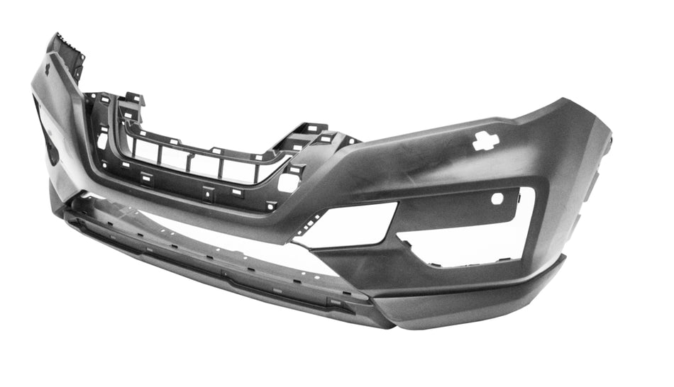 Paraurti Anteriore-Nero-Liscio Da Primerizzare-Con Fori Pdc-Con Fori Lavafari-Con Tracce Park Assist Per Nissan X-Trail (DS8381031)