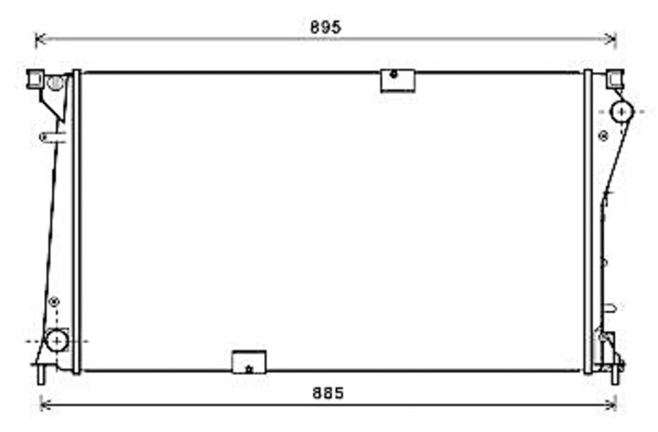 Radiatore Per Nissan Primastar (DS952R005)