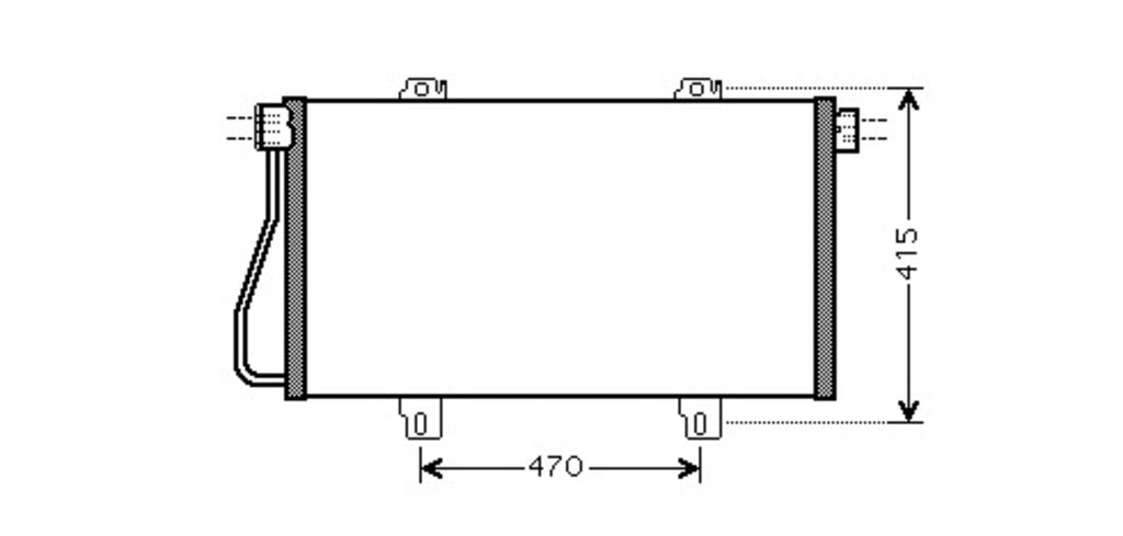 Condensatore Per Nissan Interstar (DS958C001)