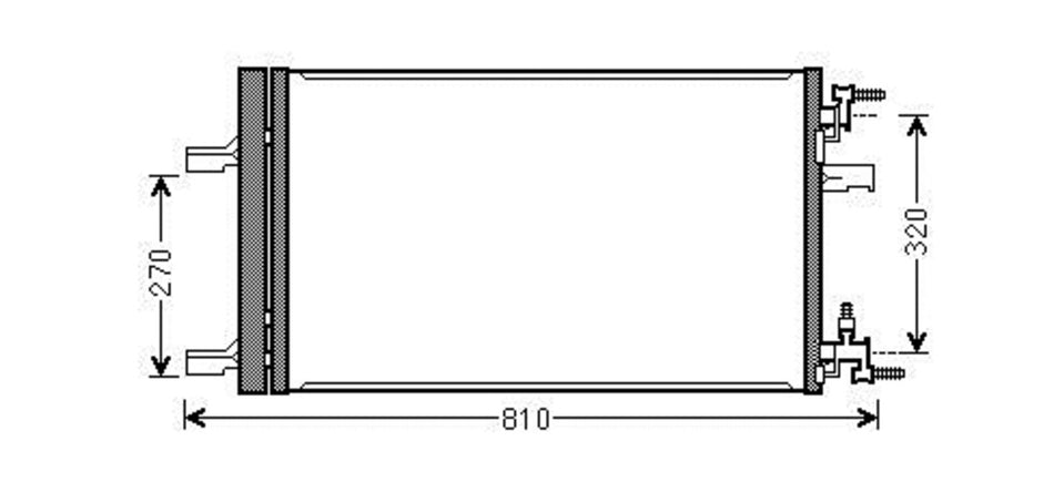 Condensatore Per Chevrolet/daewoo Cruze (DW040C001)