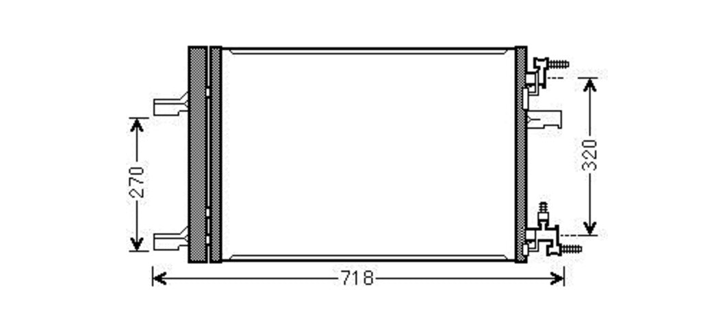 Condensatore Per Chevrolet/daewoo Cruze (DW040C002)