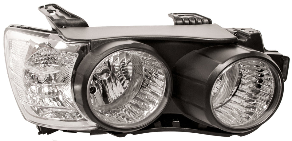 Proiettore Destro H7+h1-Elettrico-Con Motore-Con Cornice Faro-Nera Per Chevrolet/daewoo Aveo (DW3284913)