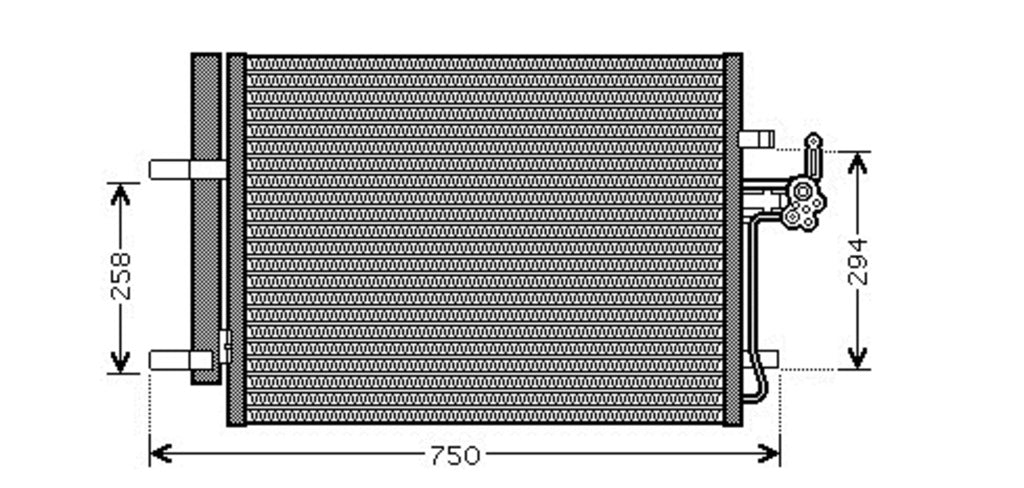 Condensatore Per Ford Mondeo (FD110C002)