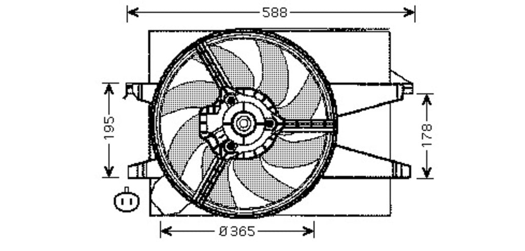 Ventola Per Ford Fiesta Mk V (FD340F002)
