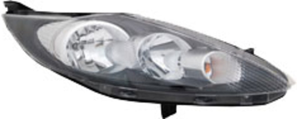 Proiettore Destro H7+h1-Elettrico-Con Motore-Nero Per Ford Fiesta Mk Vi (FD3444903)