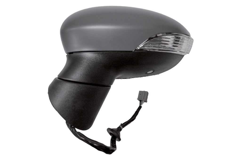 Retrovisore Sinistro-Elettrico-Termico-Con Primer-Con Fanale-Con Luce Cortesia-Asferico-10h8p Per Ford Fiesta Mk Vi (FD3467344P)