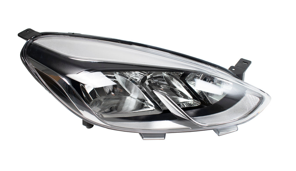 Proiettore Destro H7+h15-Elettrico-Con Motore-Cromato Per Ford Fiesta Mk Vii (FD3484913)
