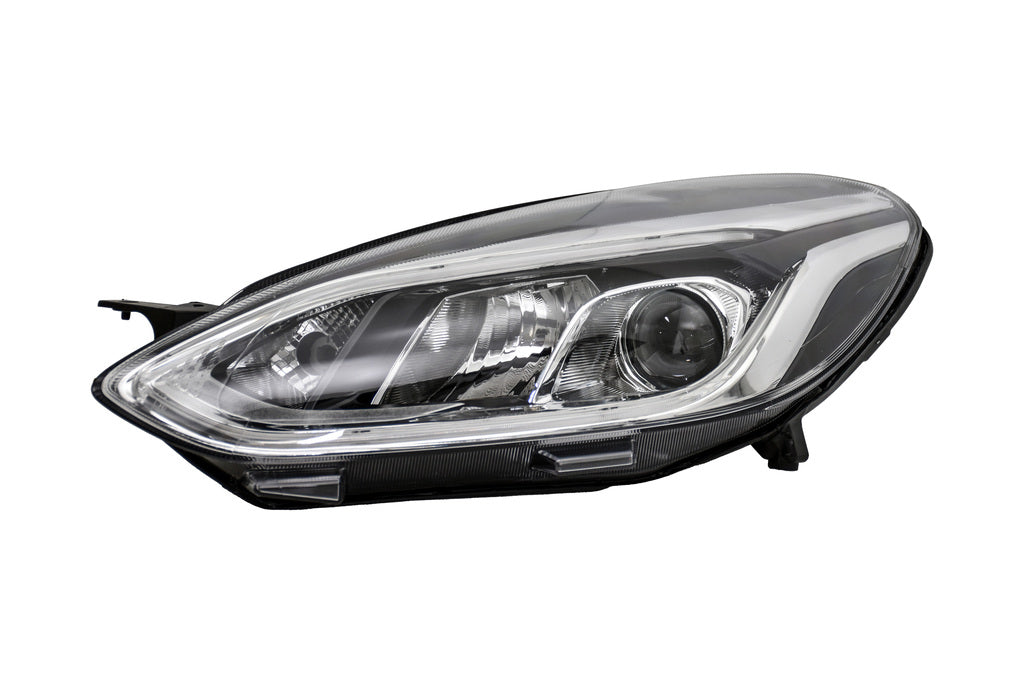 Proiettore Sinistro H7+h1-Elettrico-Con Motore-Con Luce Diurna-Cromato-Led Per Ford Fiesta Mk Vii (FD3484924)