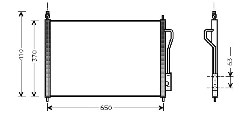Condensatore Per Ford Focus (FD420C001)