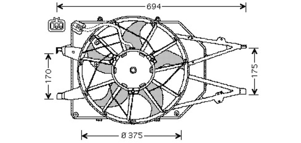 Ventola Per Ford Focus (FD420F003)