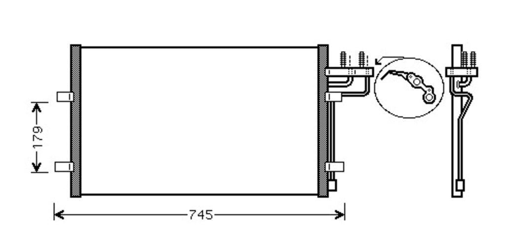 Condensatore Per Ford Focus (FD422C001)