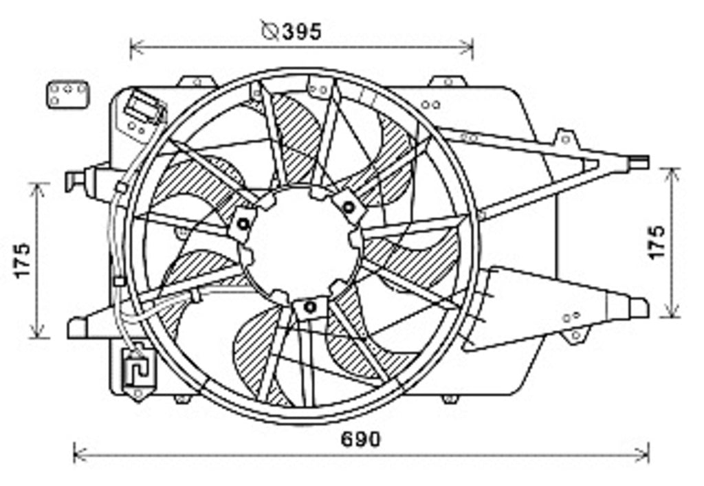 Ventola Per Ford Focus (FD422F004)