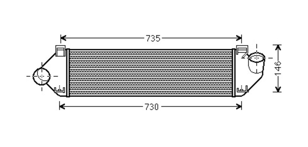 Intercooler Per Ford Focus (FD422N001)