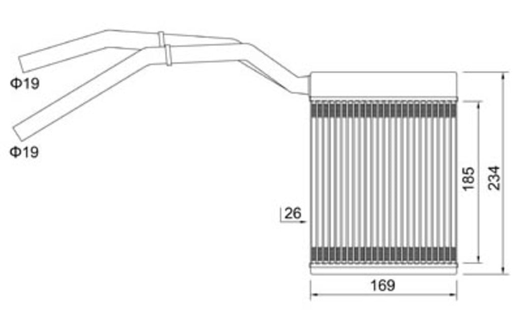 Riscaldatore Per Ford Focus (FD424H001)