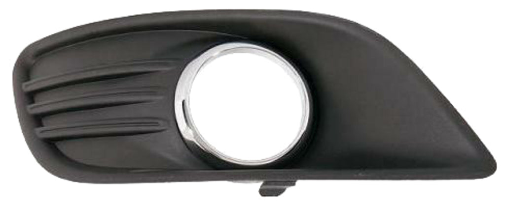 Griglia Destra Paraurti Anteriore-Nera-Goffrata-Con Sede Fendi-Con Cornice Cromata Per Ford Focus (FD4262143)