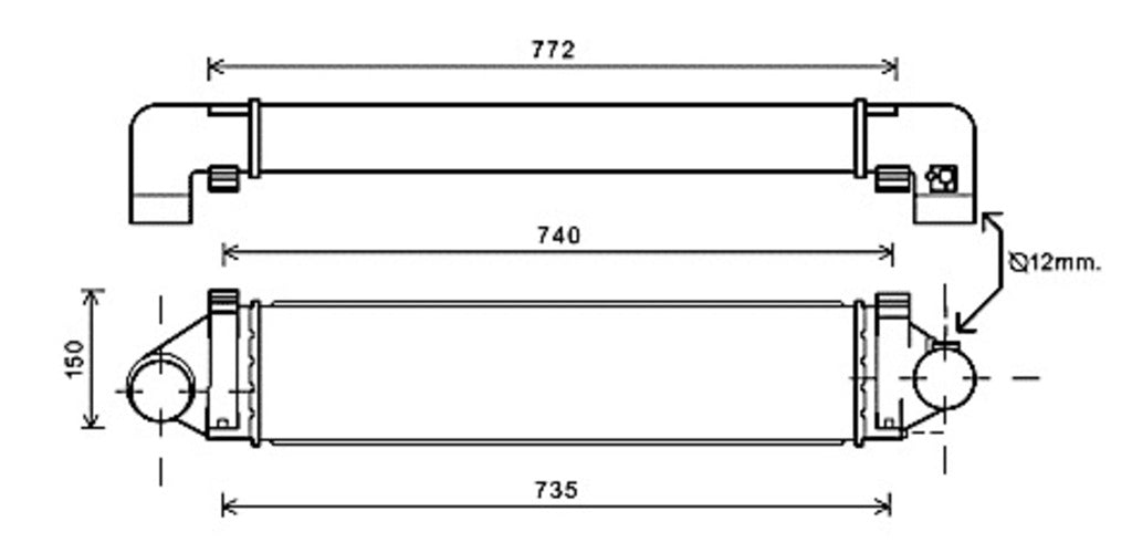 Intercooler Per Ford Focus (FD426N002)