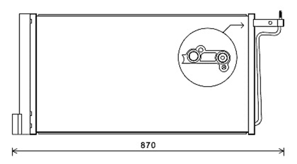 Condensatore Per Ford Focus (FD428C001)