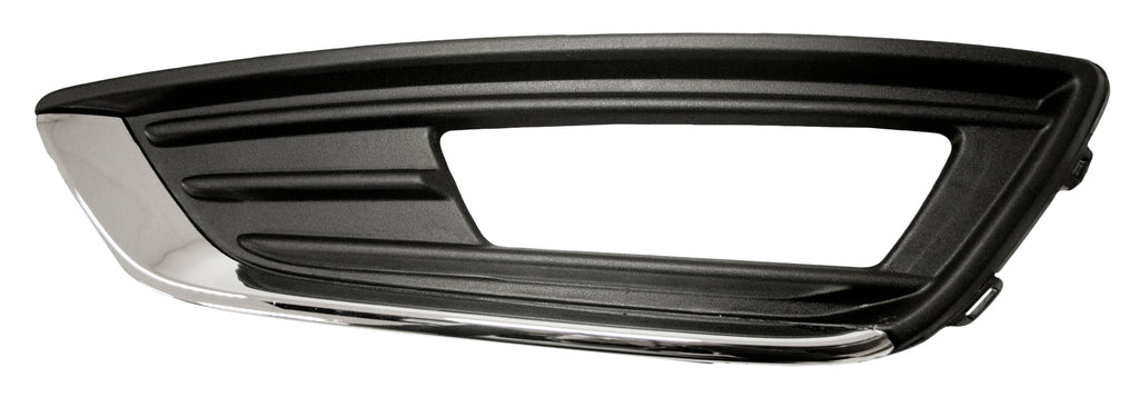 Griglia Sinistra Paraurti Anteriore-Nera-Con Sede Fendi-Con Modanatura Cromata Per Ford Focus (FD4302134)
