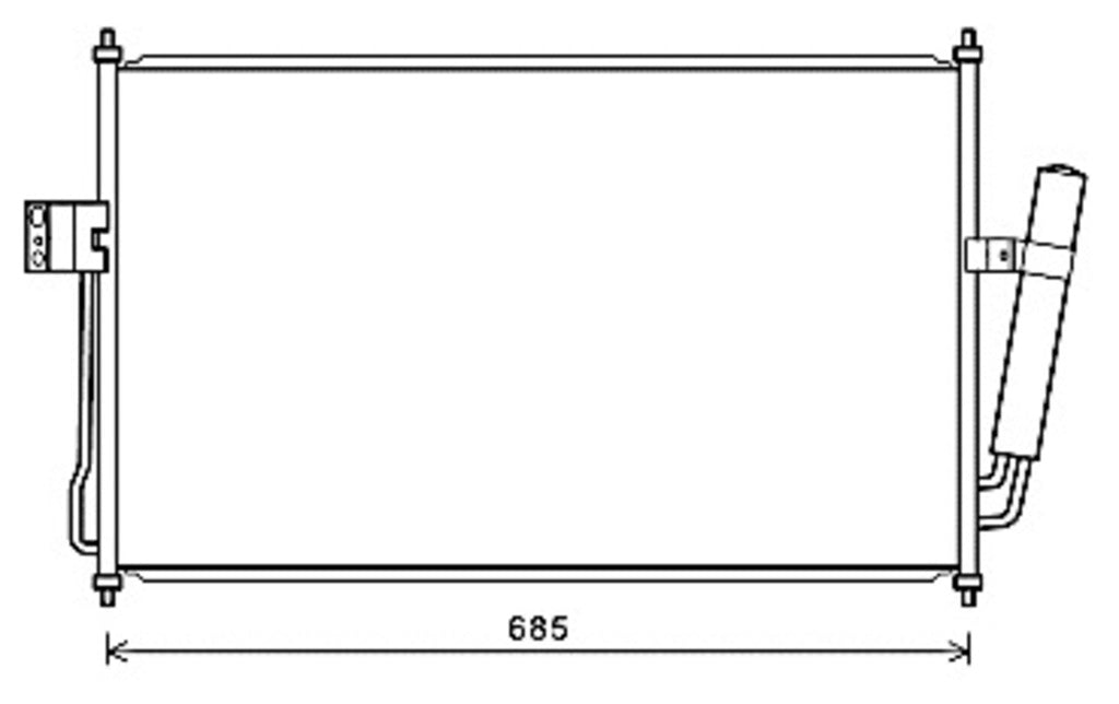 Condensatore Per Ford C-Max (FD719C003)