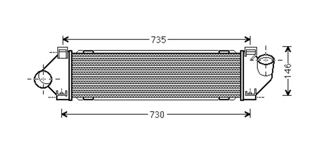 Intercooler Per Ford S-Max (FD730N003)
