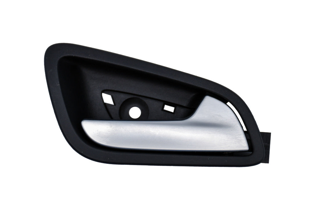 Maniglia Posteriore Destra-Interna-Con Leva Satinata Argento-Mostrina Nera Per Ford Kuga (FD8048501)