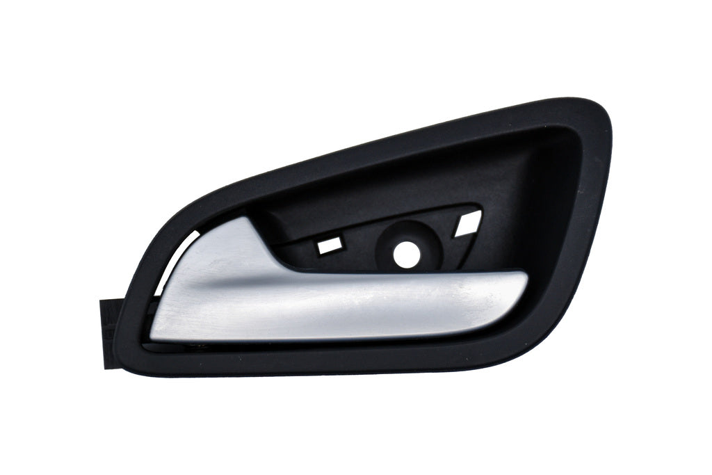 Maniglia Posteriore Sinistra-Interna-Con Leva Satinata Argento-Mostrina Nera Per Ford Kuga (FD8048502)
