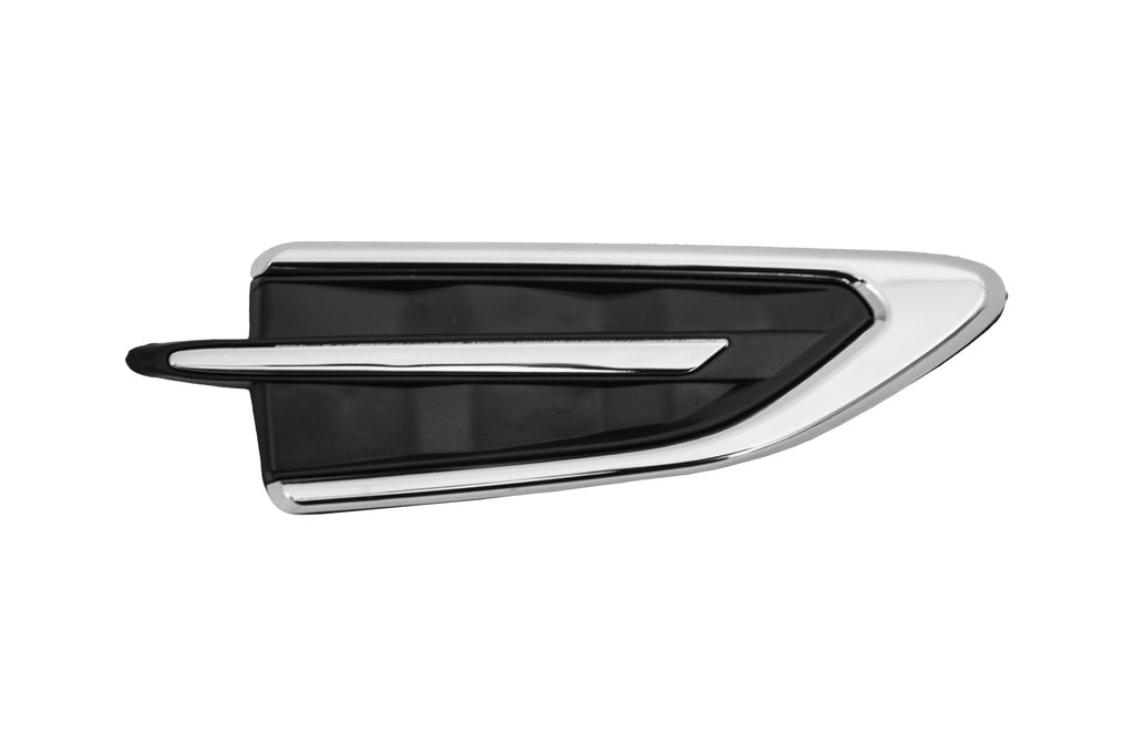 Griglia Parafango Anteriore Destro-Nera-Con Modanatura Cromata Per Ford Kuga (FD8061403)
