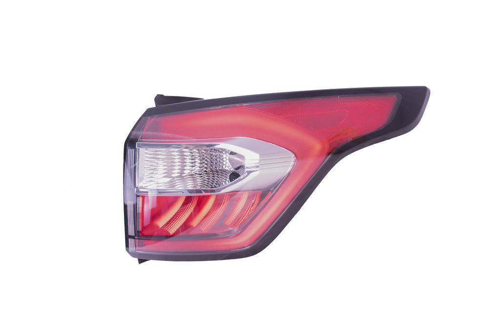 Fanale Posteriore Destro-Esterno-Con Portalampada-Cromato-Led Per Ford Kuga (FD8064073)