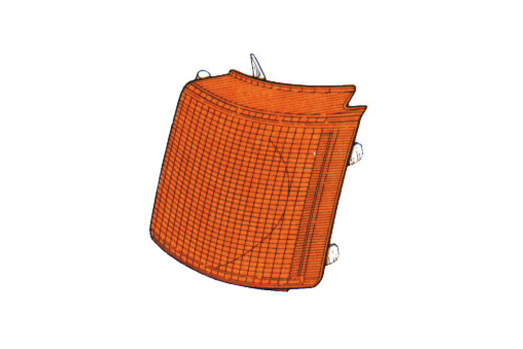 Fanale Anteriore Sinistro-Arancio-Senza Portalampada Per Ford Transit Mk Iii (FD9044004)