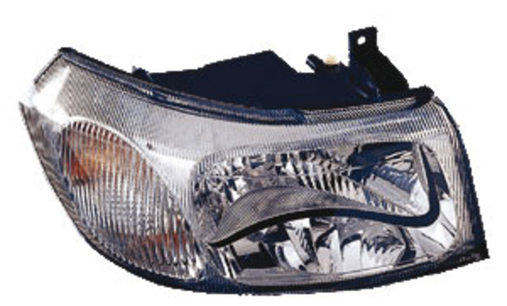 Proiettore Destro H4-Elettrico-Senza Motore-Cromato Mod. > 03 Per Ford Transit Mk Vi (FD9104803)