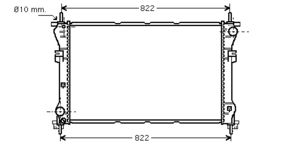 Radiatore Per Ford Transit Mk Vi (FD910R001)