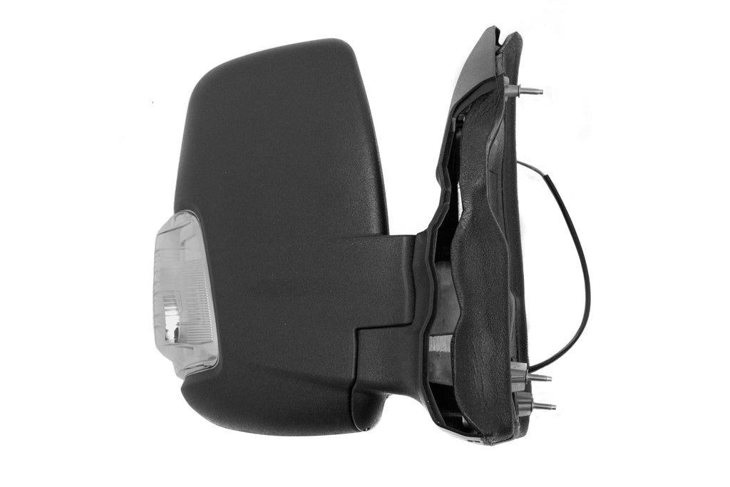 Retrovisore Destro-Elettrico-Nero-Termico-Con Fanale Bianco-Chiudibile-Braccio Corto-Convesso-8 Pins Per Ford Transit (ttg) (FD9137223)