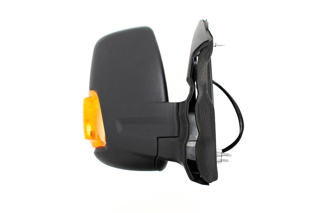 Retrovisore Destro-Elettrico-Nero-Termico-Con Fanale Arancio-Chiudibile-Braccio Corto-Convesso-8 Pins Per Ford Transit (ttg) (FD9137225)